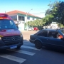 No acidente ocorrido na Avenida Maripá um idoso de 87 anos ficou ferido (Foto: Cristine Kempp/AquiAgora.net ) 