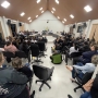 Manifestação de professores na audiência pública (Foto: Divulgação ) 