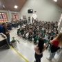Visita de alunos da Escola 25 de Março (Foto: Divulgação ) 