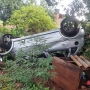 Uma pessoa morreu e uma ficou ferida no acidente  (Foto: Cristine Kempp/AquiAgora.net ) 