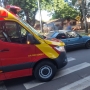 No acidente ocorrido na Avenida Maripá um idoso de 87 anos ficou ferido (Foto: Cristine Kempp/AquiAgora.net ) 