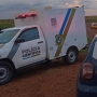 Uma pessoa morreu e outra ficou ferida no acidente  (Foto: Guarda Municipal  ) 