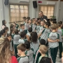 Visita de alunos da Escola 25 de Março (Foto: Divulgação ) 