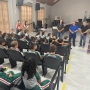 Visita de alunos da Escola 25 de Março (Foto: Divulgação ) 