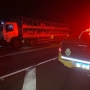 Acidente envolveu carro e caminhão (Foto: Maicon Stefan/Ponto da Notícia ) 